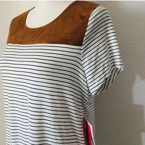 Minimi Maternity, Soft faux Suede sz M